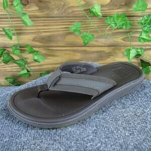 Reef‎ Men Flip Flop Brown Synthetic Size 7 Medium Gently Used 2025